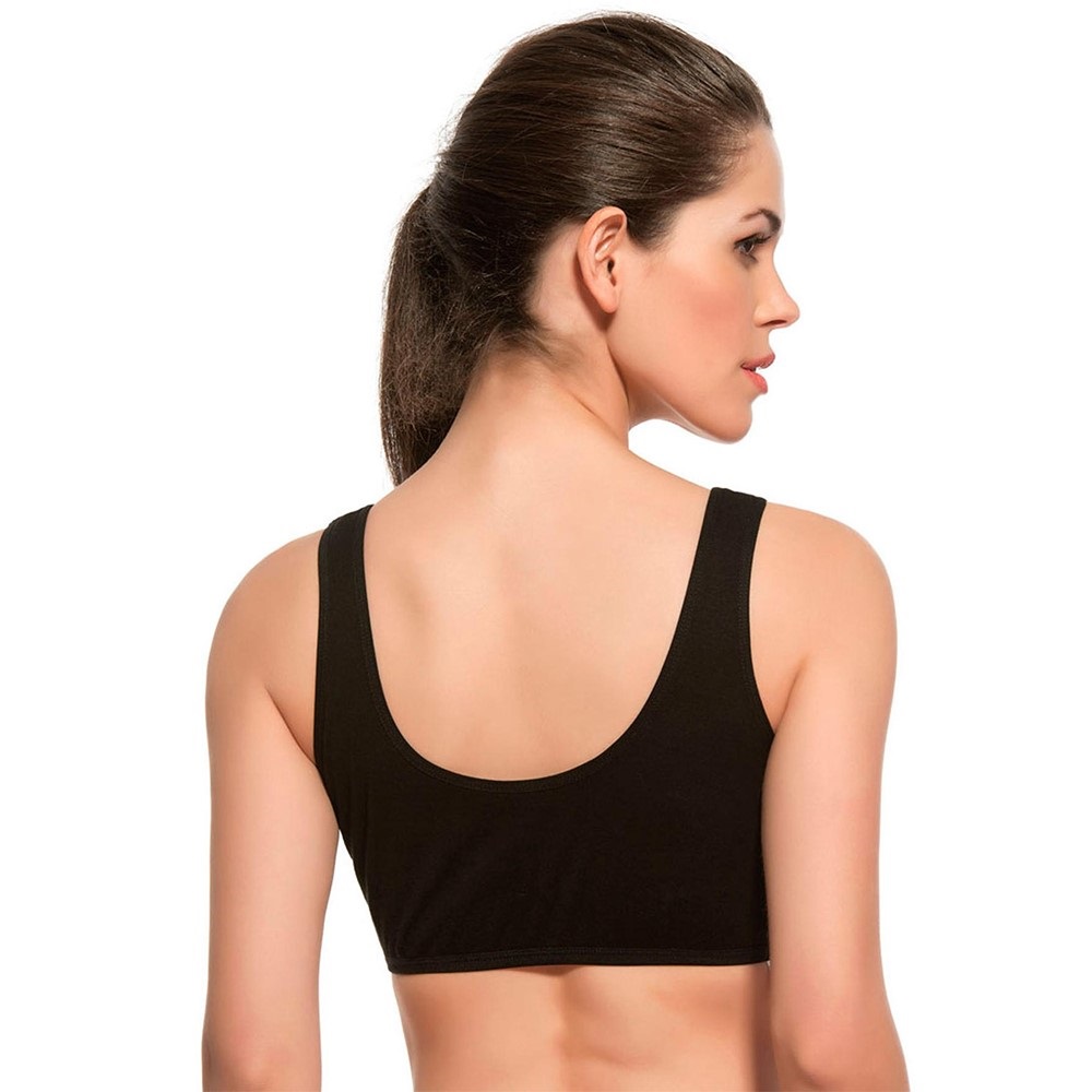 Billiza Bayan Penye Yarım Atlet Renkli Battal Sütyen 100-105-110 - Gri - 100