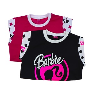 Barbie 9099 Kız Çocuk Penye Barbie Baskılı Sıfır Yaka Sweat-9-12 Yaş - Pembe