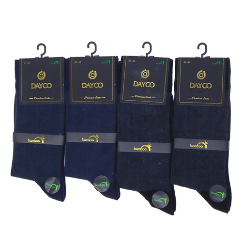 Ru Be Dayco Erkek Bambu Likralı 200 İğne Dikişsiz Soket Çorap - Karışık Renk