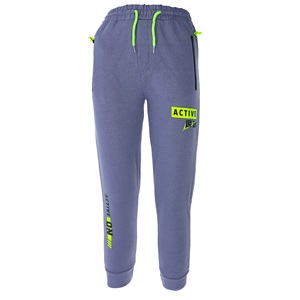 Uçar 6673000-1 Erkek Çocuk 3 ip Kompak Penye Düz Model Fermuarlı Actıve Bas Paça Ribanalı Eşofman Alt 5-8 Yaş - Bej