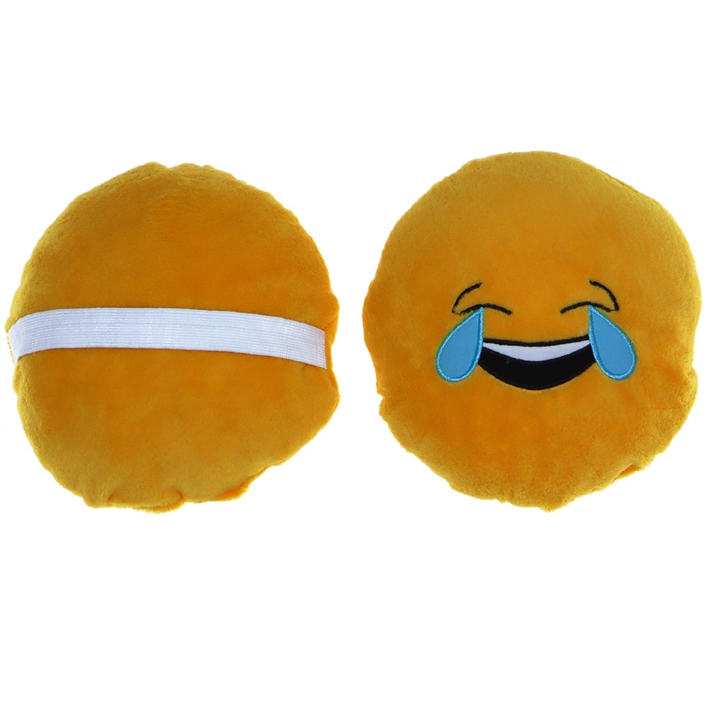 Wellmop Kutulu Karakter Emoji Nakışlı Araç Yastığı 40X40 Cm - Karışık Renk - 40X40 CM
