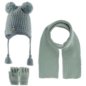 Kitti K23160-02 Kız Çocuk Triko 3 Lü Set Takım 1-4 Yaş