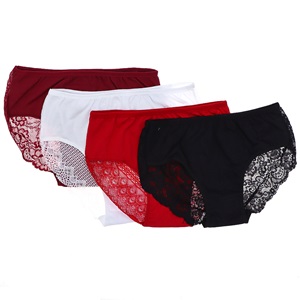 Seramony B-201 Bayan Penye Dantelli Bato Külot - Beyaz