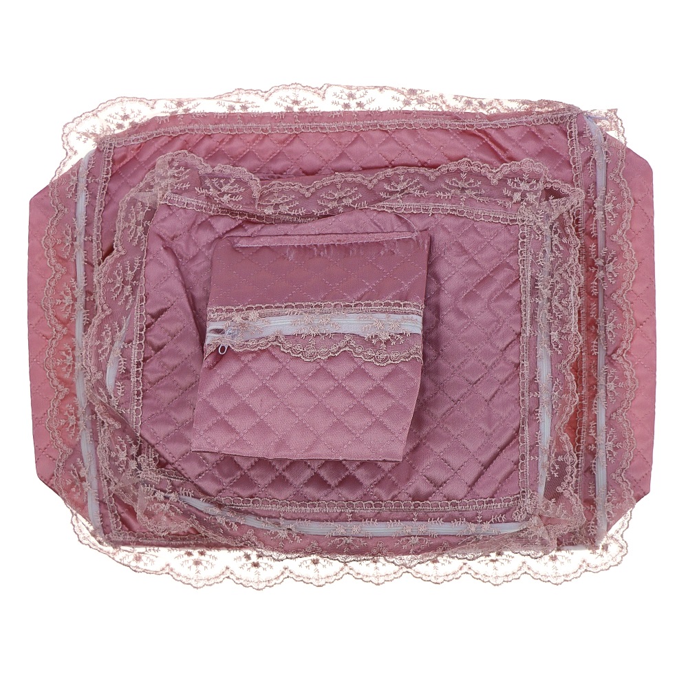 Havinland Güpürlü 3 Lü Seccade Hurcu - Ekru - PAKET İÇİ TEK RENK