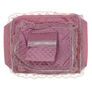 Havinland Güpürlü 3 Lü Seccade Hurcu - Ekru - PAKET İÇİ TEK RENK