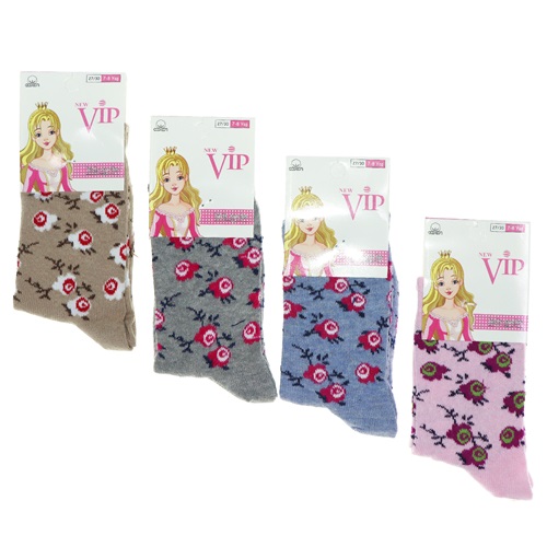 Vip 207 Kız Çocuk Likralı Soket Çorap- 5-6 YAŞ