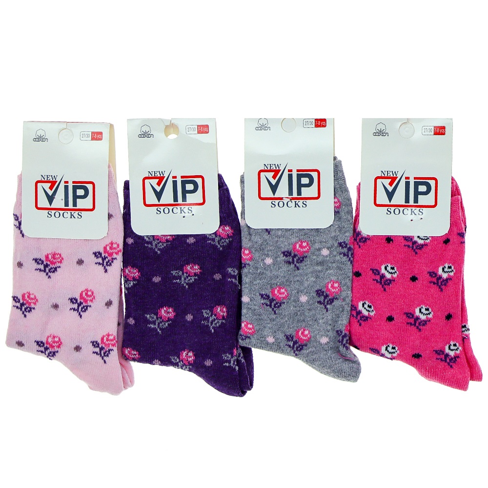 Vip 207 Kız Çocuk Likralı Soket Çorap