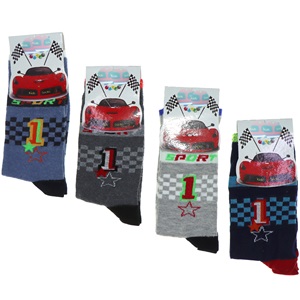 Pınar 0012 Erkek Çocuk Likralı Soket Çorap - 5-6 YAŞ