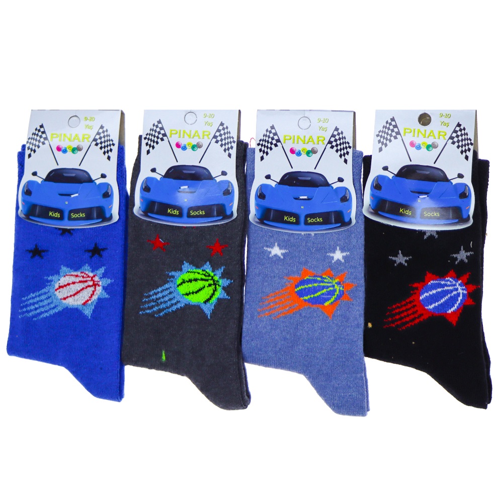 Pınar 0012 Erkek Çocuk Likralı Soket Çorap
