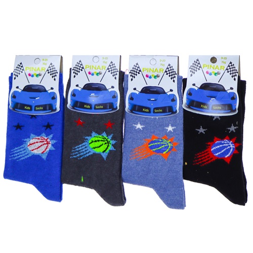 Pınar 0012 Erkek Çocuk Likralı Soket Çorap