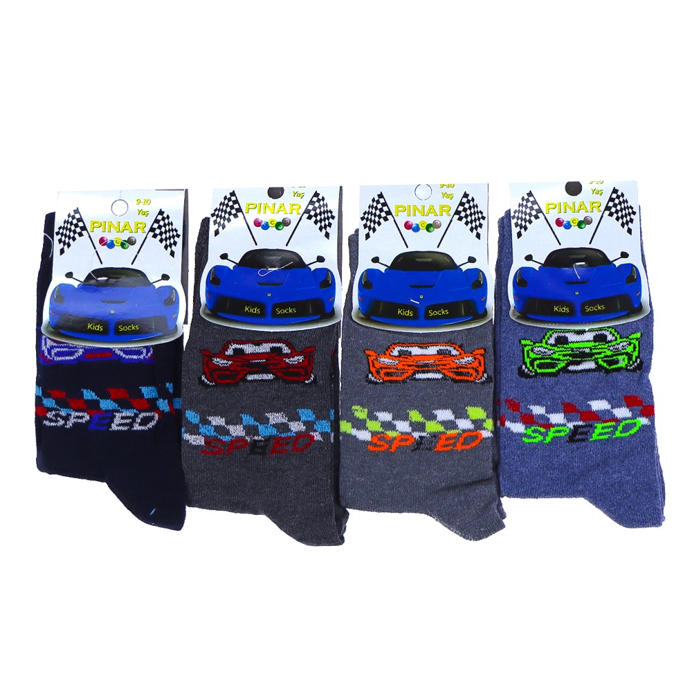 Pınar 0012 Erkek Çocuk Likralı Soket Çorap