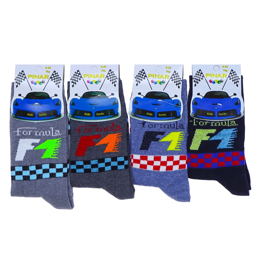 Pınar 0012 Erkek Çocuk Likralı Soket Çorap