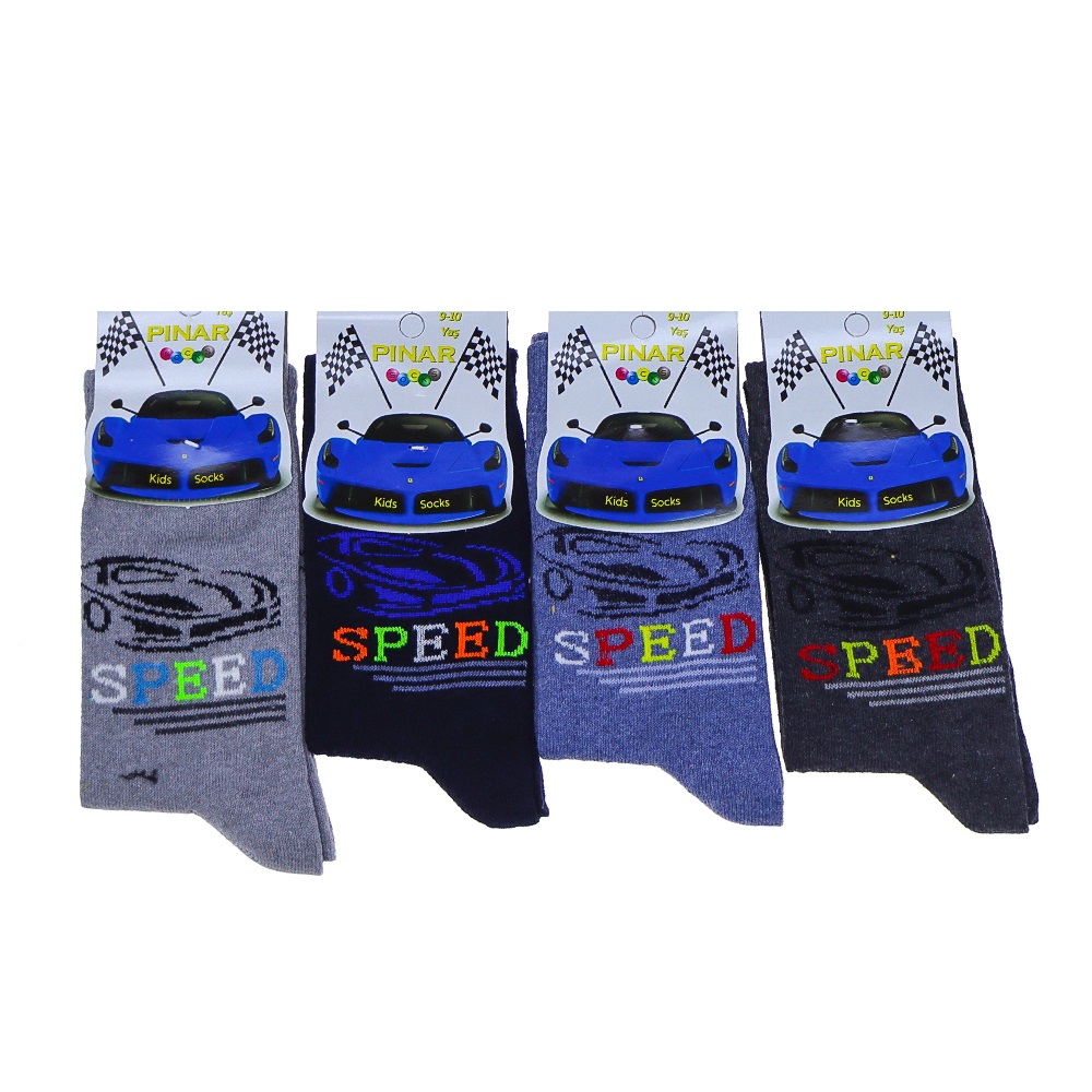 Pınar 0012 Erkek Çocuk Likralı Soket Çorap