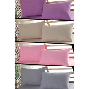 Evimart Düz 2 Li Yastik Kılıfı 50x70cm - Karışık Renk - 50X70 CM