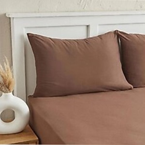 Evimart Home Düz Lastikli Çift Kişilik Çarşaf Seti 160x200cm - Beyaz - 160X200 CM