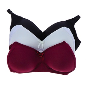 Dökmetaş 202 Bayan Süngerli Telsiz Noktalı Toparlayıcı Sütyen 85-100 - Kırmızı - 85-90-95-100