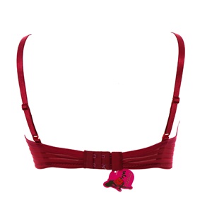 Billiza 2300 Bayan Desteksiz Jakarlı Lutus Sütyen 80-95 - Bordo - 80-85-90-95