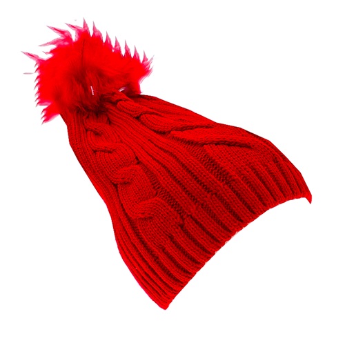 Westend Tekstil Bayan Ponponlu Triko Tilki Bere