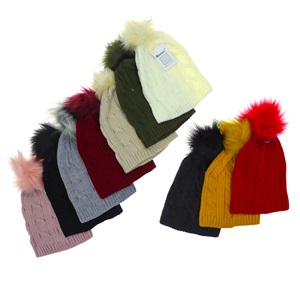 Westend Tekstil Bayan Ponponlu Triko Tilki Bere