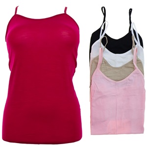 Defnem 5206 Filamlı Bayan Battal Nefes Alan Doku İp Askılı Atlet - Pudra - BATTAL