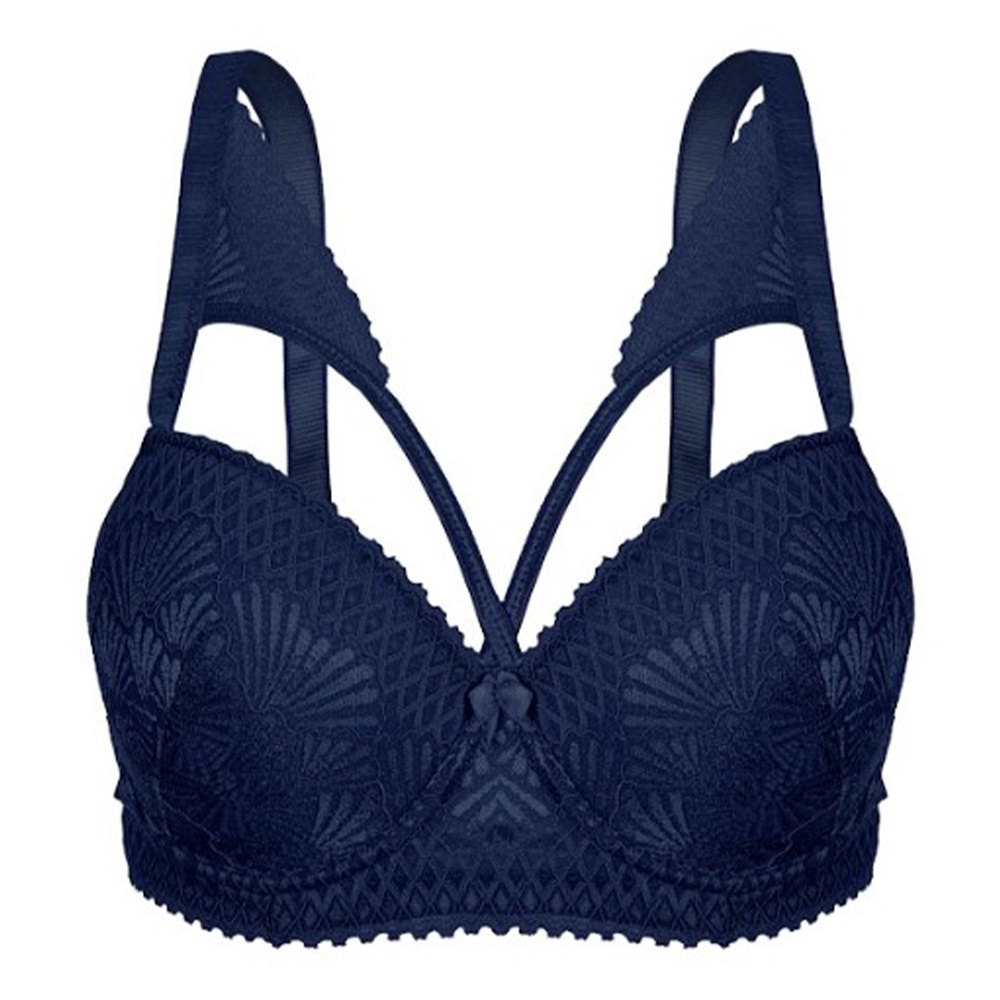 Aysemin ER 5086-C Dantelli Ön Çaraz Detaylı Desteksiz Sütyen 85-105 - Gül Kurusu - 85-90-95-100-105