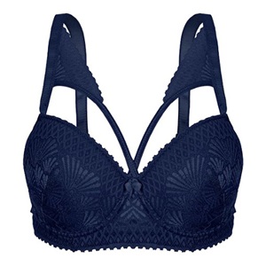 Aysemin ER 5086-C Dantelli Ön Çaraz Detaylı Desteksiz Sütyen 85-105 - Gül Kurusu - 85-90-95-100-105
