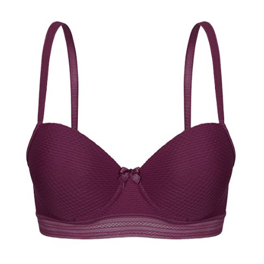 Aysemin ER-5162 Dolgulu File Detaylı Sütyen 75-90 - Gül Kurusu - 75-80-85-90