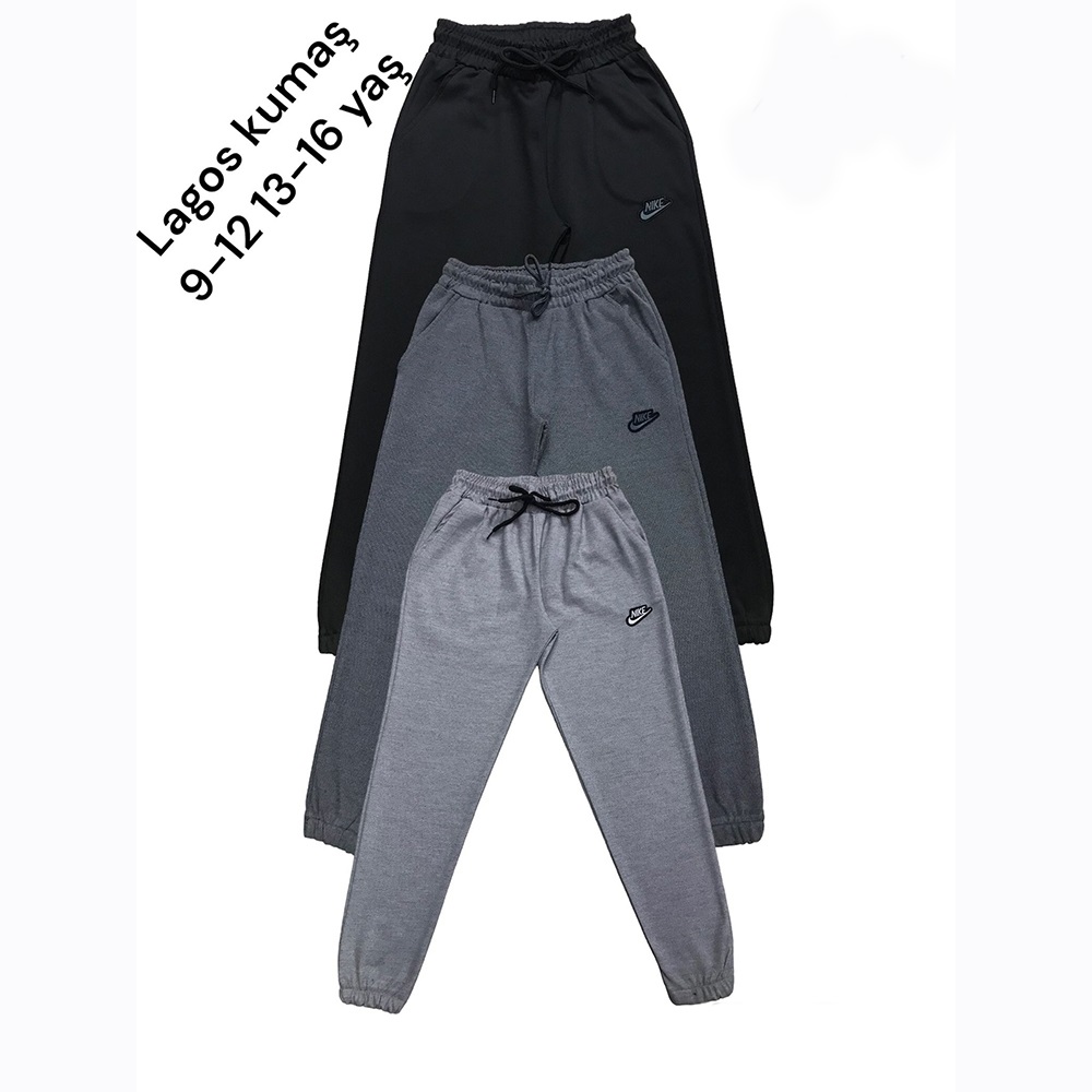 LYC 2050 Erkek Çocuk Lacote Nike Bas Paça Lstk Eşofman Alt 13-16 Yaş - Antrasit - 13-16 YAŞ