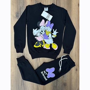 Zara Kız Çocuk Penye Minnie Ve Daisy Baskılı Takım 3-6 Yaş - Lila