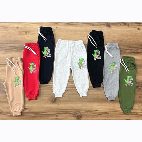 Bıcır 7011 Erkek Çocuk Kompak Penye Baskılı Tek Alt 1-4 Yaş - Siyah