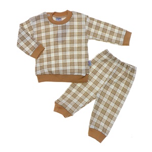 Tomofil 897 Erkek Çocuk Ekose Takım 1-2 Yaş - Mavi - 1 YAŞ-2 YAŞ