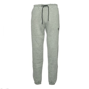 LYC 2132 Erkek 3 İp Battal Srt Nak Paça Nakışlı Eşofman Alt S-2XL - Siyah