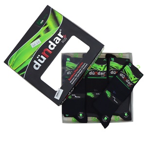 Dündar 5602 Erkek Desenli Plus Bambu Likralı Dikişsiz Soket Çorap