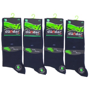 Dündar 5602 Erkek Desenli Plus Bambu Likralı Dikişsiz Soket Çorap