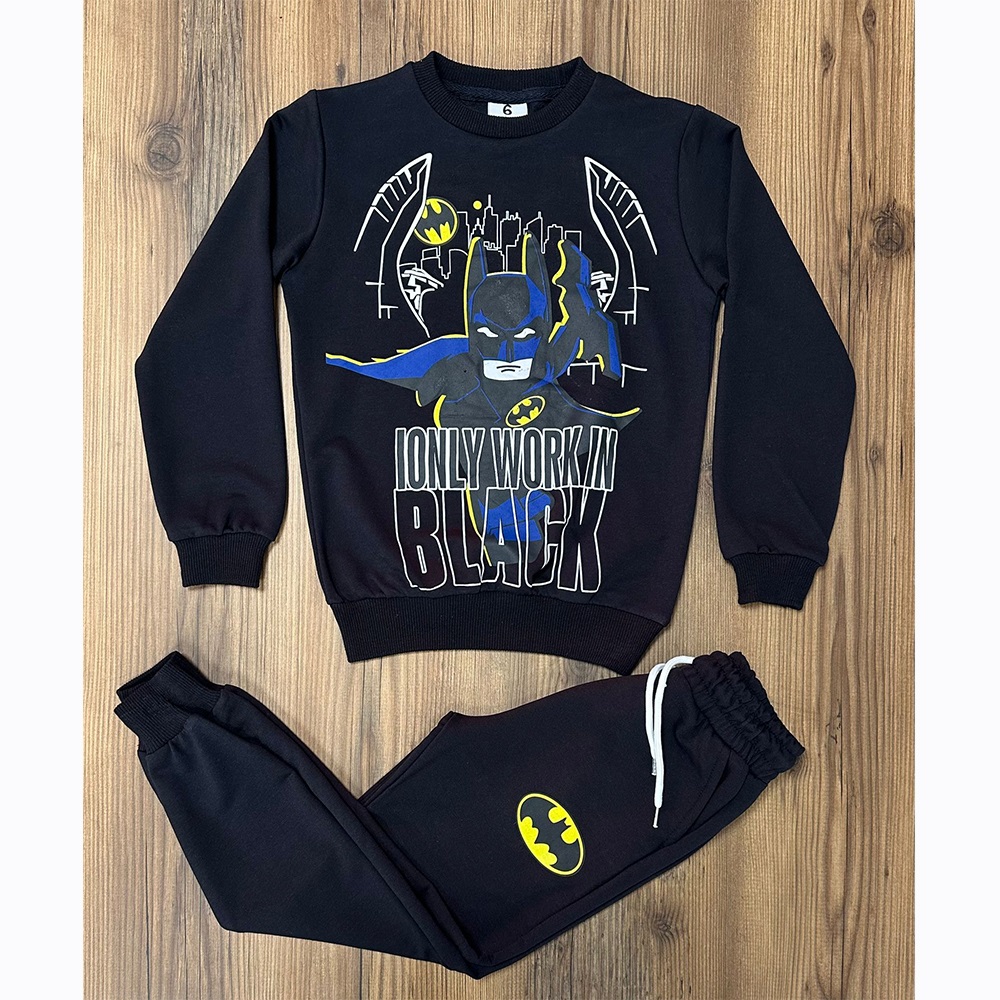 Zara Erkek Çocuk Penye Batman Baskılı Takım 3-6 Yaş