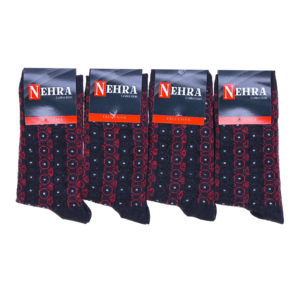 Nehra Bayan Likralı Desenli Mevsimlik Soket Çorap