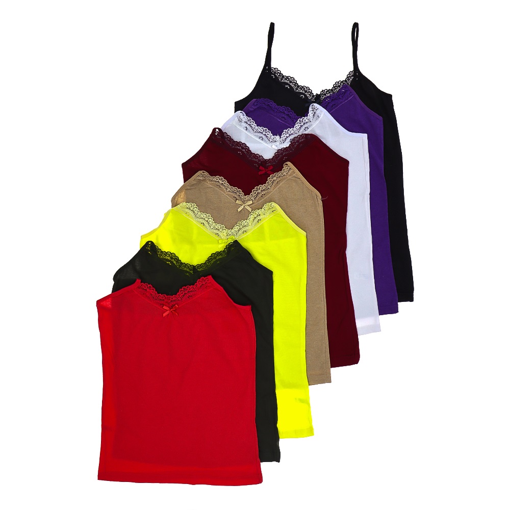 Rmı 2018 Bayan Penye V Dantelli Düz Atlet M-XL