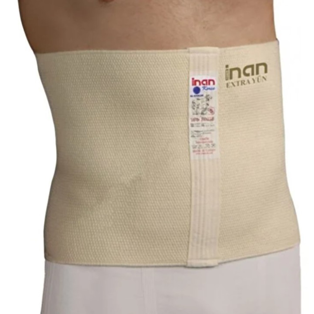 İnan 3 Erkek Kırmızı Tosyalı Battal Giymeli Bel Korsesi - İnan 3 Erkek Kırmızı Tosyalı Battal Giymeli Bel Ko - Krem - 9