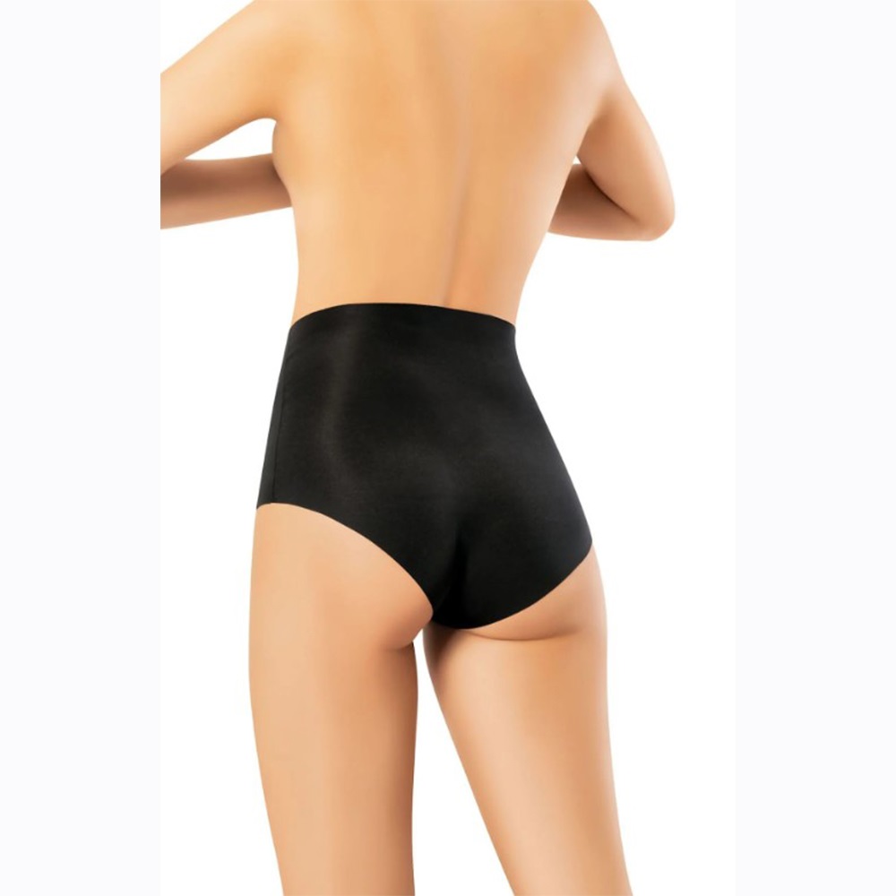 Flex Fit 6006 Lazer Kesim Yüksek Bel Silikonlu Bato Slip Korse S-3XL - Kahverengi - L