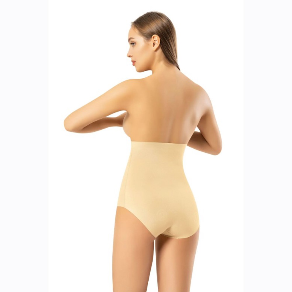 Flex Fit 6001 Lazer Kesim Yüksek Bel Silikonlu Slip Korse S-3XL - Siyah