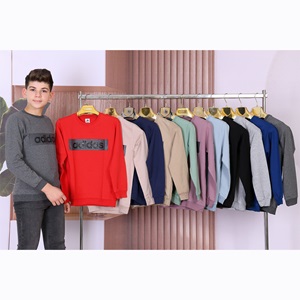 Adidas Çocuk 0703 Erkek Çocuk 2 İp Adidas Baskılı Sweat 9-12 Yaş - Gri - 9-12 YAŞ