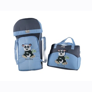 Rain Baby 388 Mobil Pandalı 2 li Lüx Bebe Taşıma Ve Malzeme Çantası - Mavi - PAKET İÇİ TEK RENK