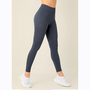 Nazik 9700 Bayan Dikişsiz Fitilli Uzun Tayt - Mint Yeşil