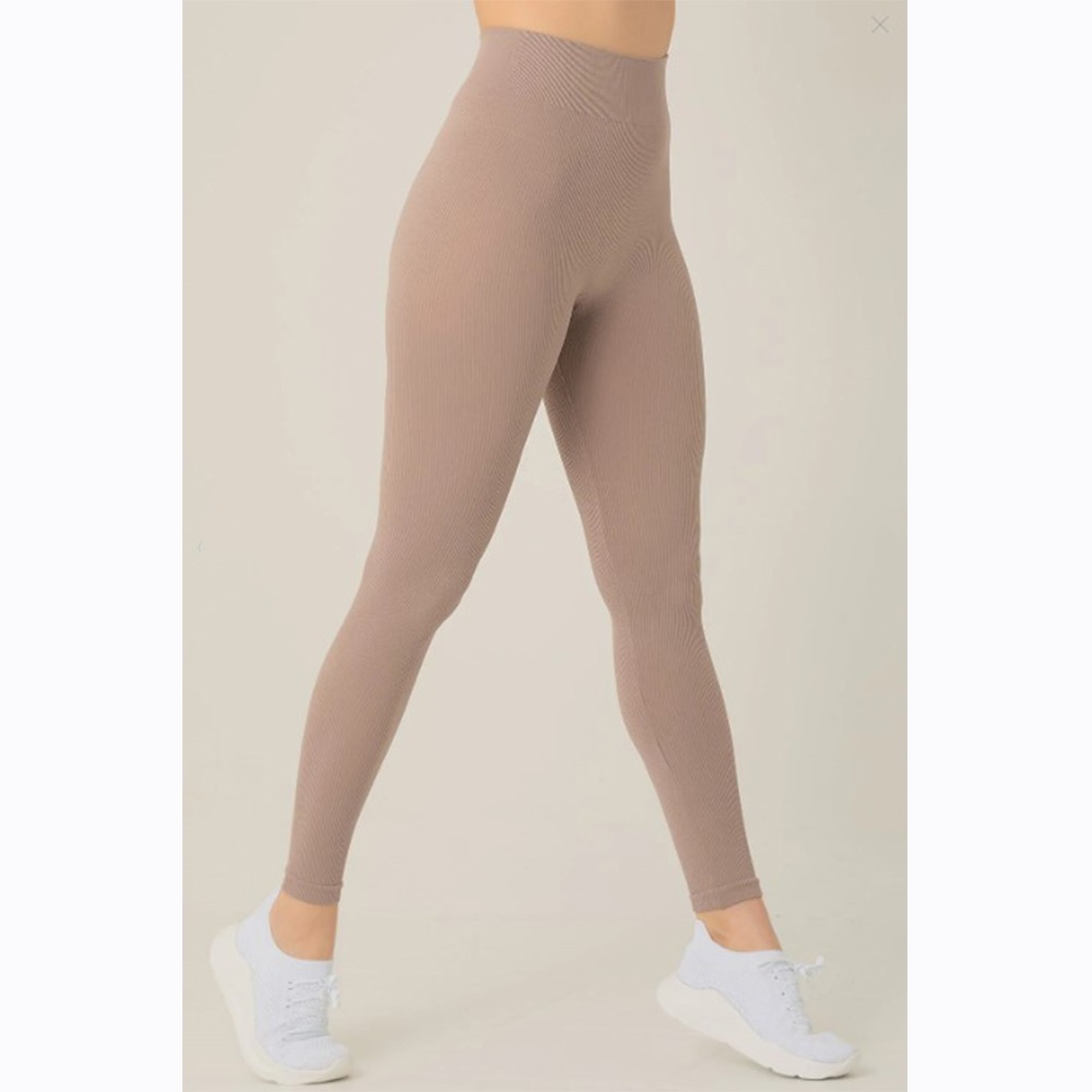 Nazik 9700 Bayan Dikişsiz Fitilli Uzun Tayt - Mint Yeşil