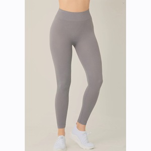 Nazik 9700 Bayan Dikişsiz Fitilli Uzun Tayt - Mint Yeşil