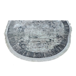 Nefes Kadife Halı Yuvarlak Paspas 80 X 80 CM - Karışık Renk