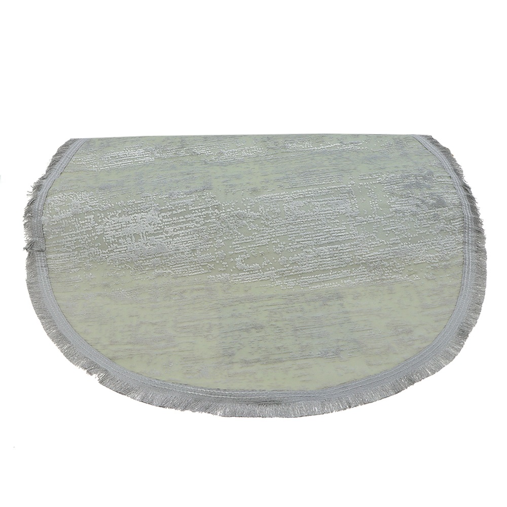 Nefes Kadife Halı Yuvarlak Paspas 80 X 80 CM - Karışık Renk