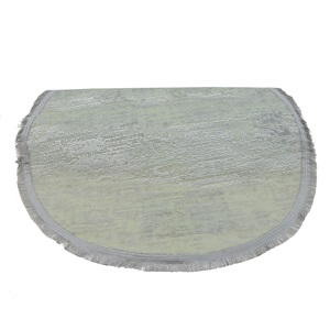 Nefes Kadife Halı Yuvarlak Paspas 80 X 80 CM - Karışık Renk