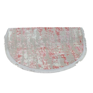 Nefes Kadife Halı Yuvarlak Paspas 100 X 100 CM - Karışık Renk