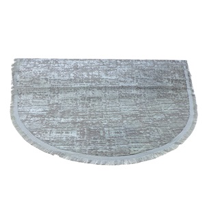 Nefes Kadife Halı Yuvarlak Paspas 100 X 100 CM - Karışık Renk